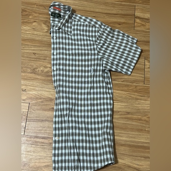 Eddie Bauer Button Down Shirt Adult Vintage Plaid Outdoor Basic Hiking Size L - Picture 3 of 7